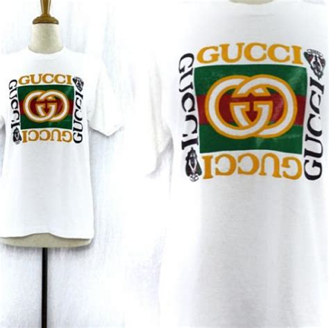 vintage gucci tee hip hop|gucci bootleg logo.